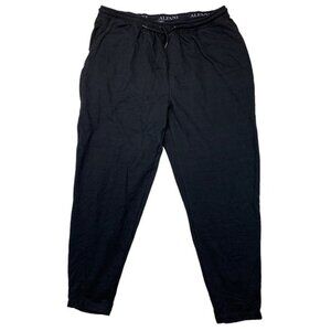 Alfani Mens Mendoza Jogger Pajama Pants Black 2XL